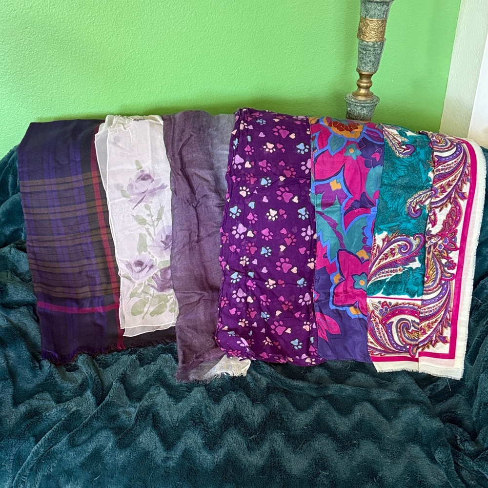 Colorful Patterned Scarves Collection